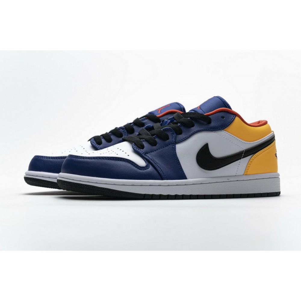 air jordan 1 blue yellow brown